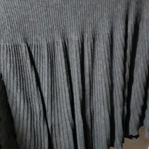 Black Heather Hi-Lo Tunic Sweater Size XL - Picture 6 of 8